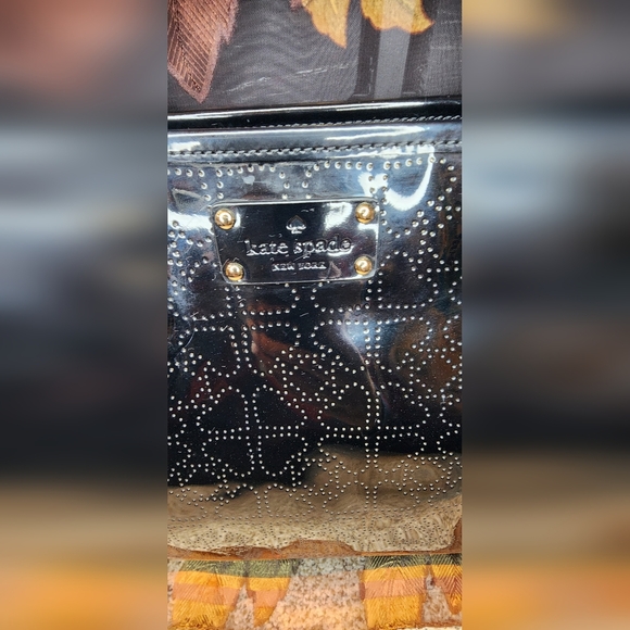 New Kate Spade New York Black Small Harmony Metro Spade Bag purse tote - Picture 6 of 13